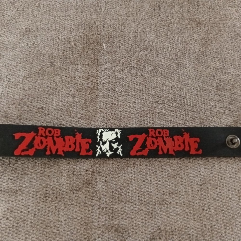 ROB ZOMBIE SNAP RUBBER BRACELET